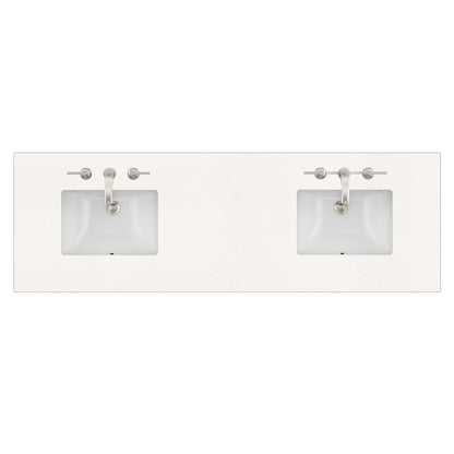 James Martin 72" Double Vanity Top