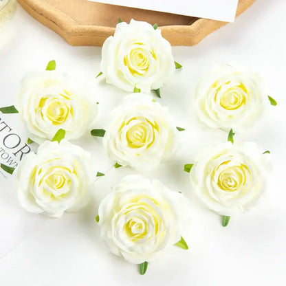 Silk blue artificial flowers for wedding party decor bedroom rose