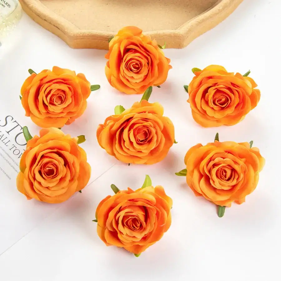 Silk blue artificial flowers for wedding party decor bedroom rose