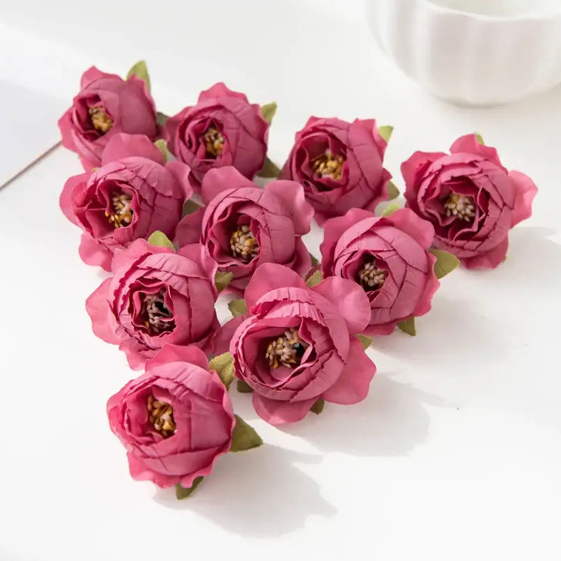 Silk peony flower collection for wedding and home decor