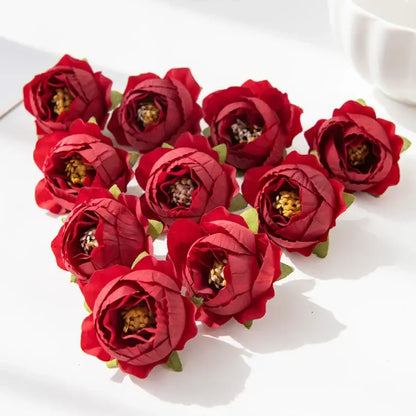 Silk peony flower collection for wedding and home decor