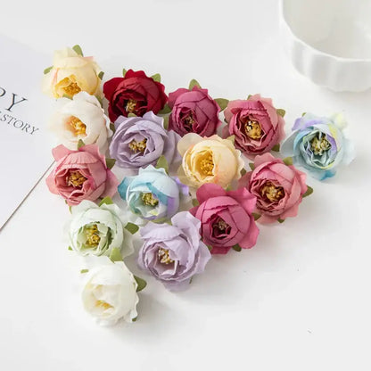 Silk peony flower collection for wedding and home decor