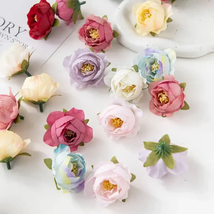 Silk peony flower collection for wedding and home decor