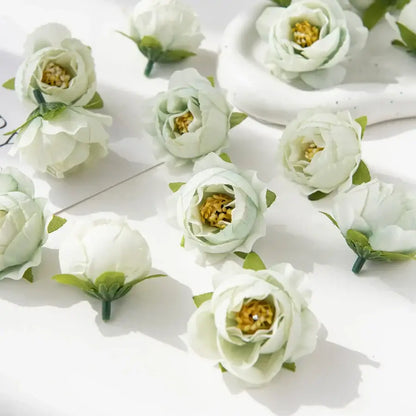 Silk peony flower collection for wedding and home decor