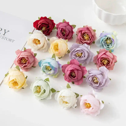 Silk peony flower collection for wedding and home decor