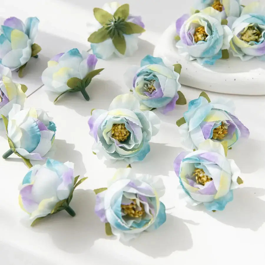 Silk peony flower collection for wedding and home decor