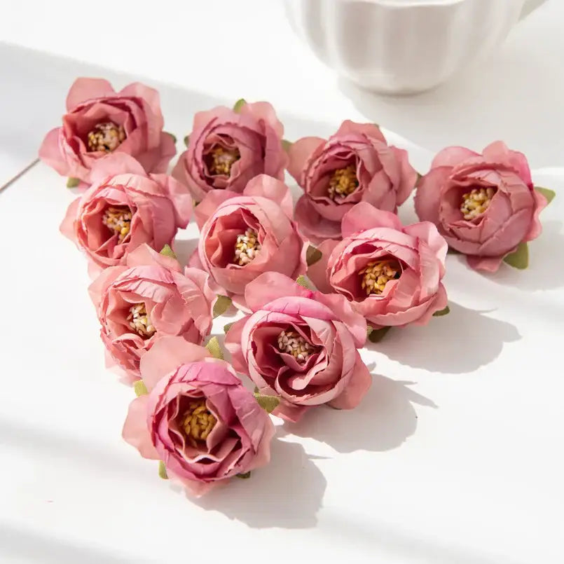Silk peony flower collection for wedding and home decor