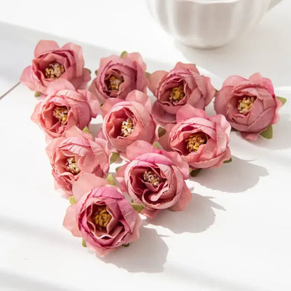 Silk peony flower collection for wedding and home decor