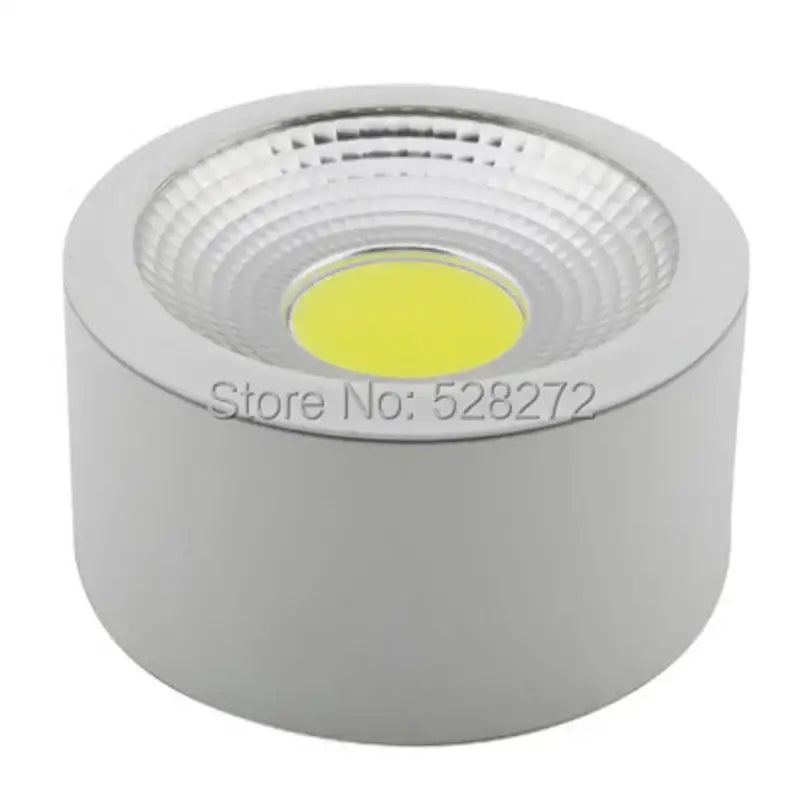 Silver 15w cob led downlight for exhibition and decorative lighting