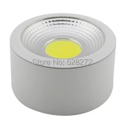 Silver 15w cob led downlight for exhibition and decorative lighting
