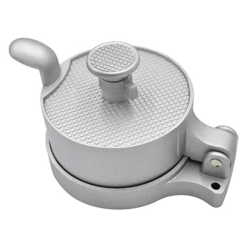Silver aluminum meat press tool – kitchen hamburger press