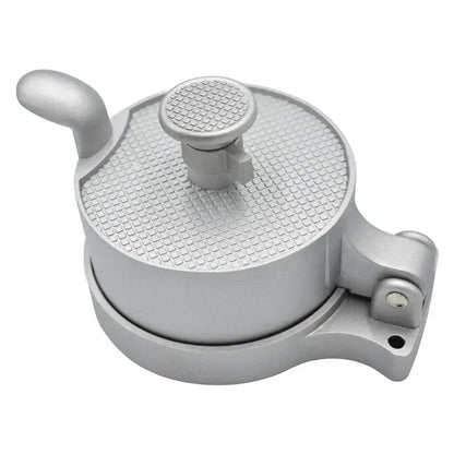 Silver aluminum meat press tool – kitchen hamburger press