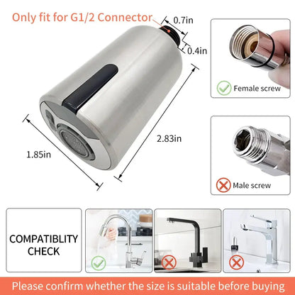 Silver brush nickel touchless sensor faucet kitchen accessories