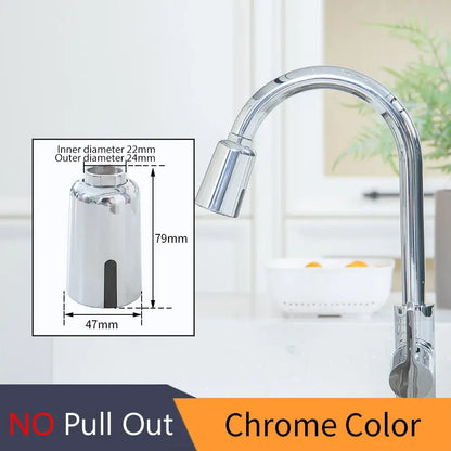 Silver brush nickel touchless sensor faucet kitchen accessories