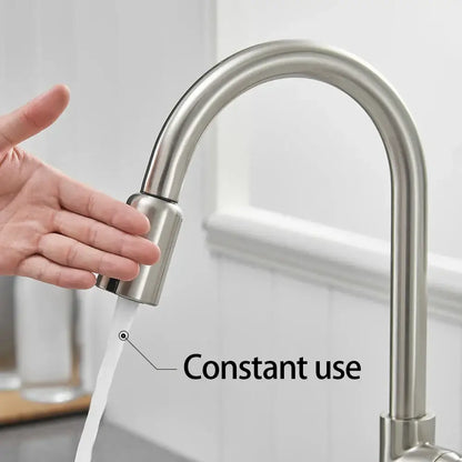 Silver brush nickel touchless sensor faucet kitchen accessories