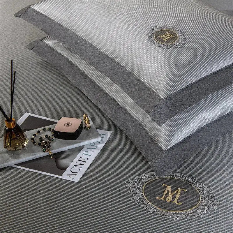 Silver carbon light cooling mat bedroom breathable bed sheet set