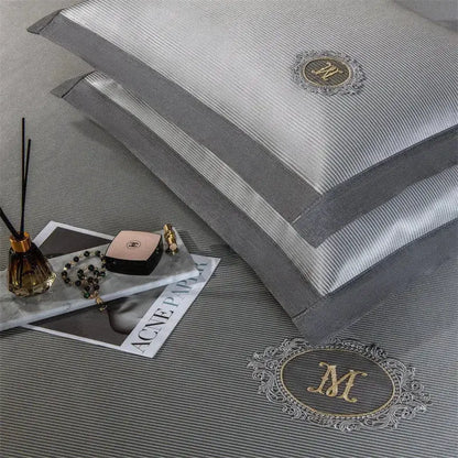 Silver carbon light cooling mat bedroom breathable bed sheet set