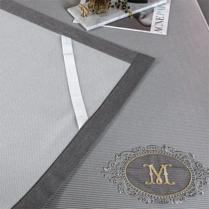 Silver carbon light cooling mat bedroom breathable bed sheet set
