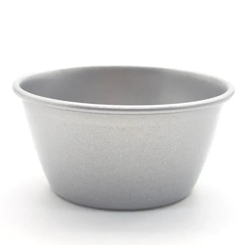 Silver carbon steel cake mold set for kitchen mini round cups