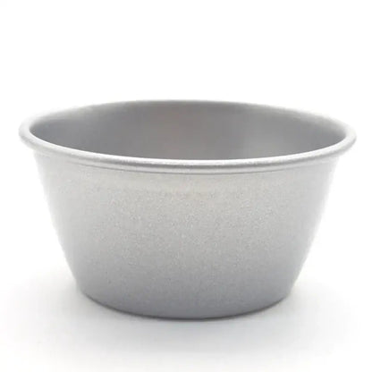 Silver carbon steel cake mold set for kitchen mini round cups