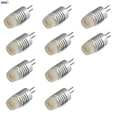 Silver frosted cob g4 led bulb 12 pack chandelier dining room light