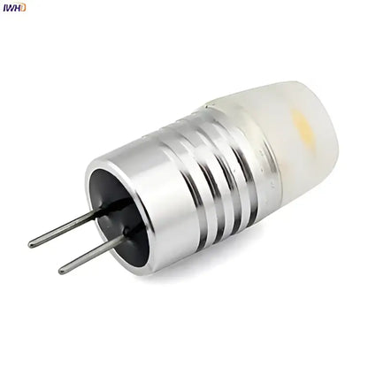 Silver frosted cob g4 led bulb 12 pack chandelier dining room light