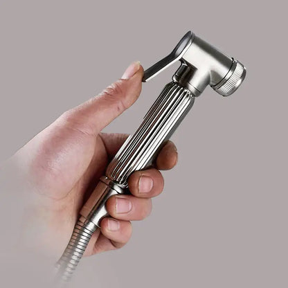 Silver & golden bidet sprayer – bathroom handheld shower head