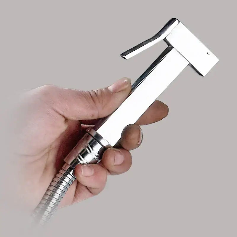 Silver & golden bidet sprayer – bathroom handheld shower head