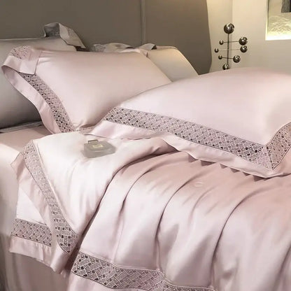 Silver gray eucalyptus fiber summer quilt bedroom bedding set