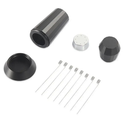 Silver hexagonal aluminum espresso distributor wdt tool kitchen accessory