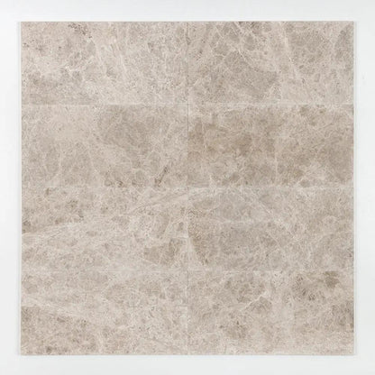 Silver Horizon Honed Marble Tiles 12x24