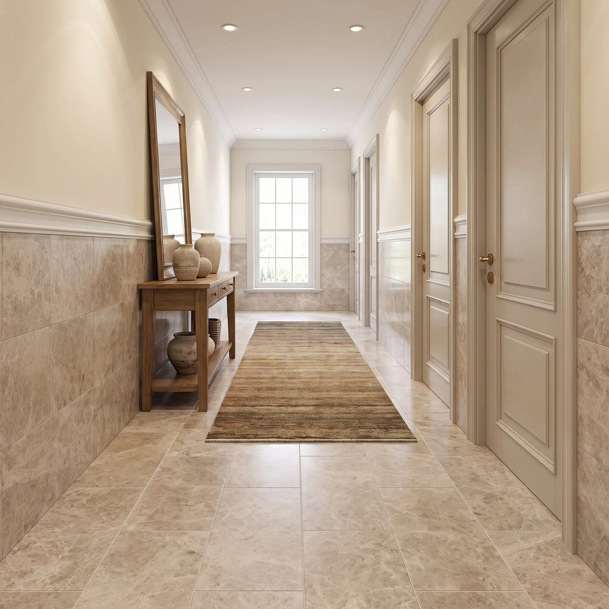 Silver Horizon Honed Marble Tiles 12x24