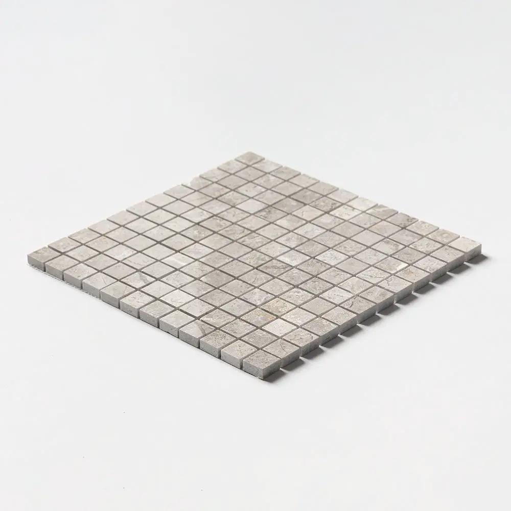 Silver Mystique Polished 1x1 Marble Mosaics 12x12