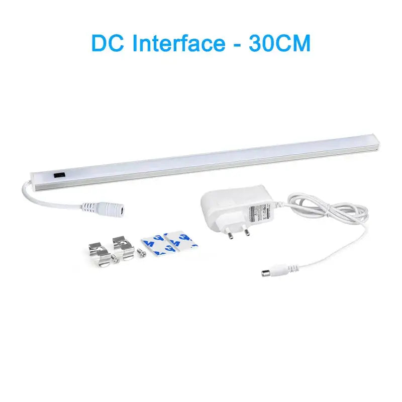 Silver rectangular pir motion sensor cabinet lights kitchen night light