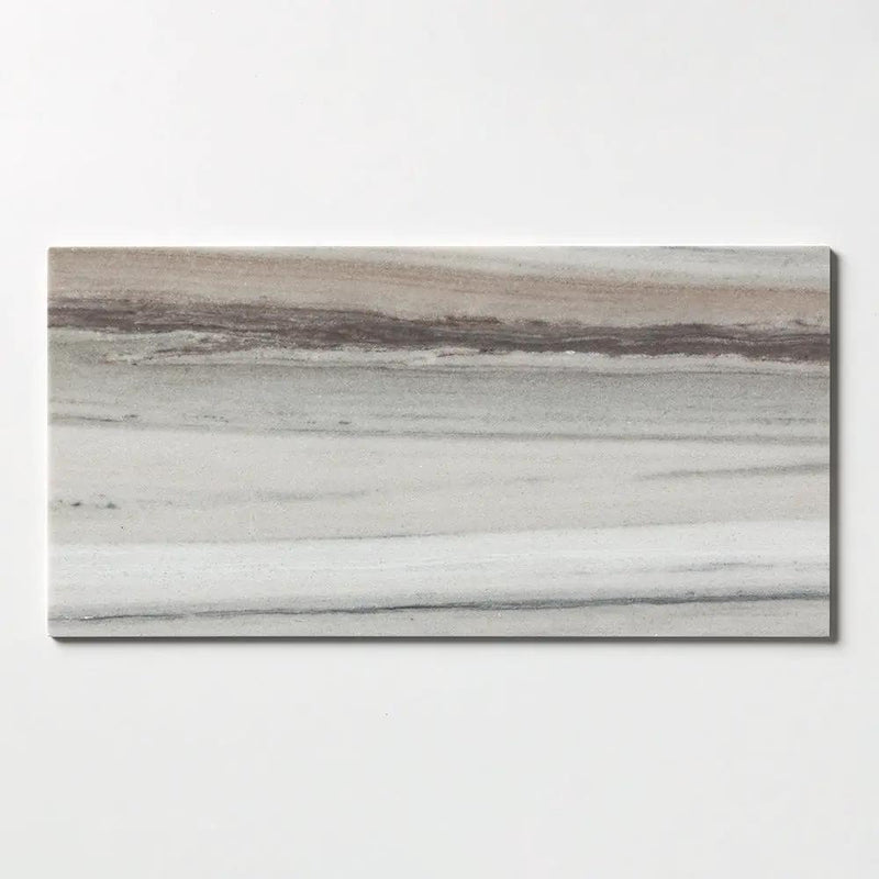 Silver Sky Honed Marble Tiles 12x24