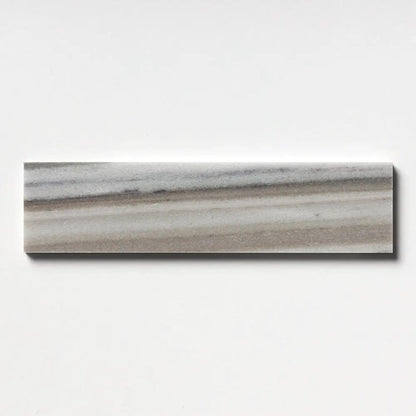 Silver Sky Honed Subway Marble Tiles 3x12