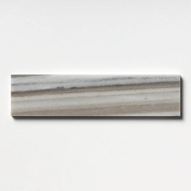 Silver Sky Honed Subway Marble Tiles 3x12
