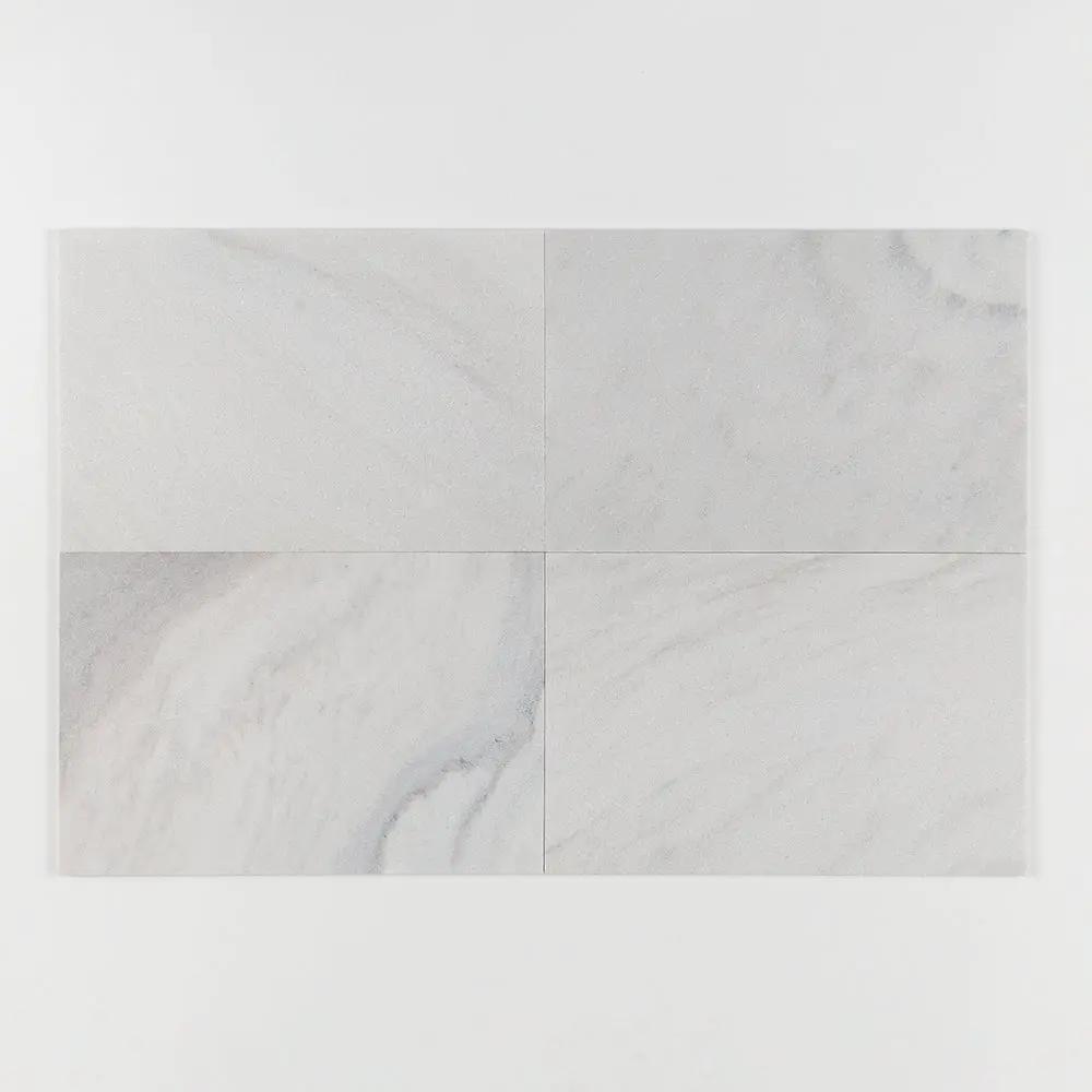 Silver Sky Fine Textured Marble Tiles 16x24