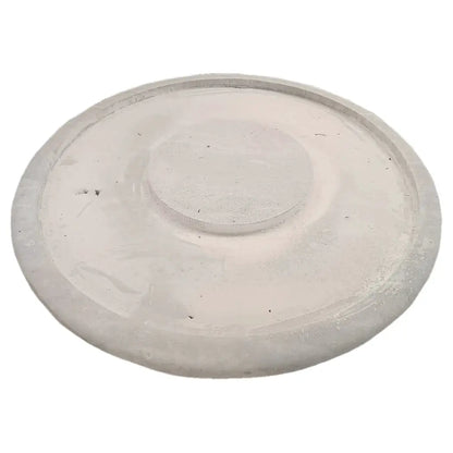 Travertine Round Coffee Table 36x16 inch - Silver Vein Cut Honed