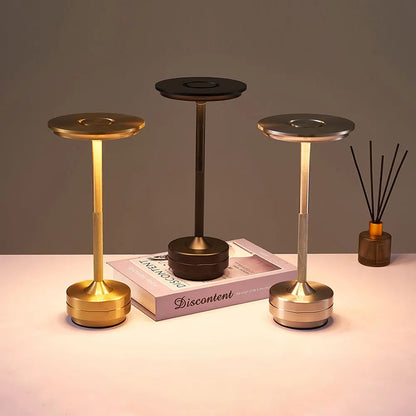 DecorBites™ Simple charging LED Desk Lamp restaurant bar desk lamp dimming atmosphere retro portable charging touch USB desk lamp