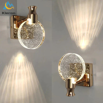 DecorBites™ Simple Crystal LED Wall Lamp for Bathroom Bedroom