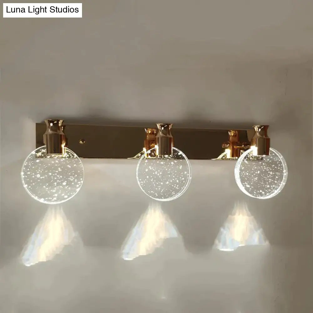 DecorBites™ Simple Crystal LED Wall Lamp for Bathroom Bedroom