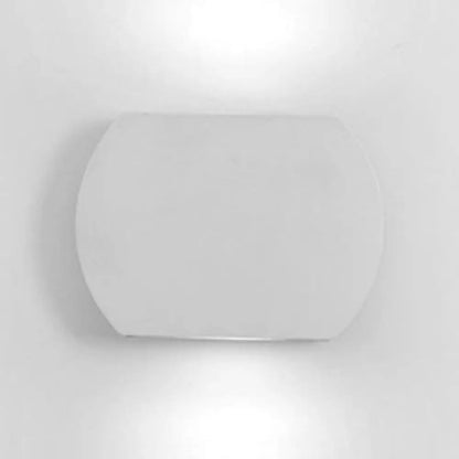 DecorBites™ Simple Style Aluminum Oval Wall Mounted LED Wall Light for Corridor - 1.5"/2" Wide, White Light Fixture