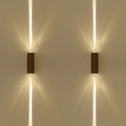 DecorBites™ Simple Style Metallic Wall Sconce Light - 2 Lights, Black Finish, Warm/White Lighting for Hotel