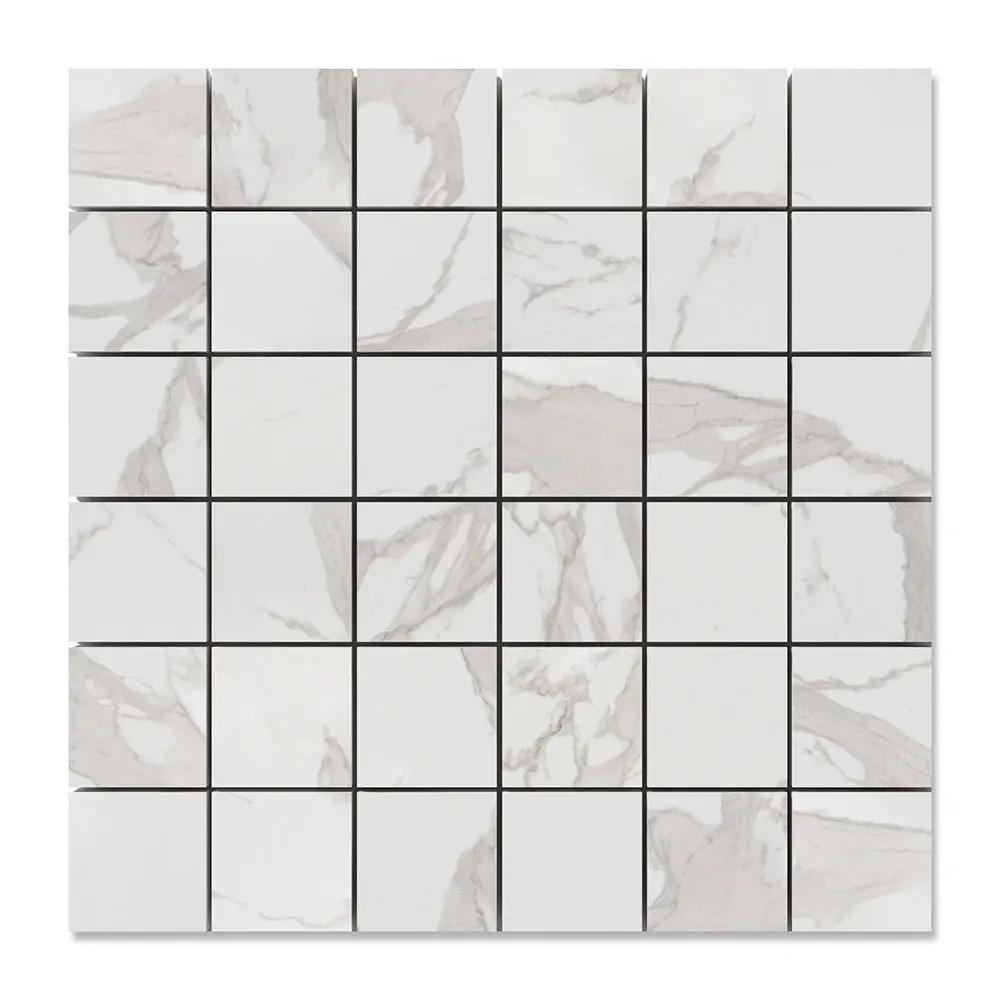 Simplicity Polished 2x2 Porcelain Mosaics 12x12