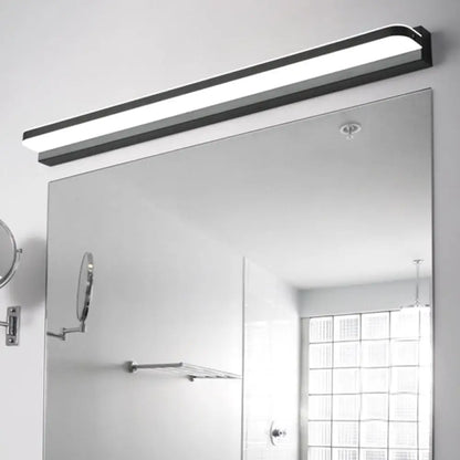 DecorBites™ Simplicity Stainless Steel LED Vanity Wall Light with Rounded Corners