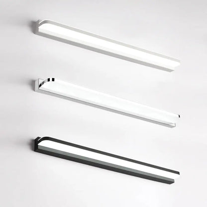 DecorBites™ Simplicity Stainless Steel LED Vanity Wall Light with Rounded Corners