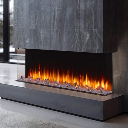 SimpliFire Triton Multi-View Smart Linear Electric Fireplace [SF-TR50/65/78] (SAK23691)