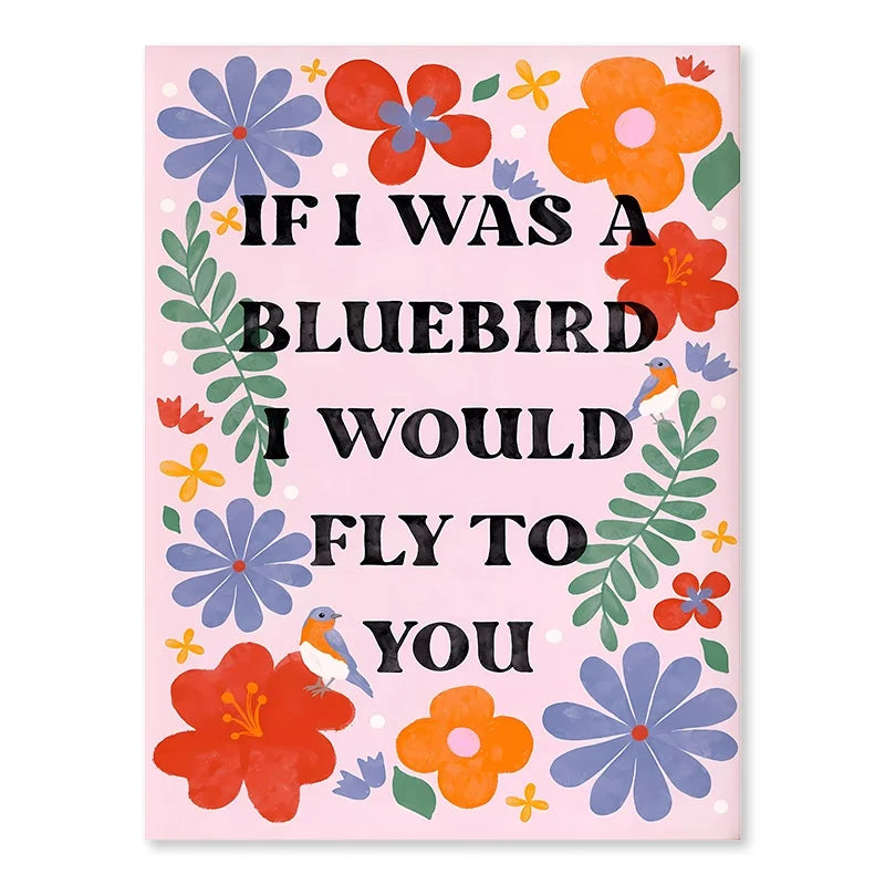 DecorBites™ Singer Harris Styles Lyrics Art Poster
