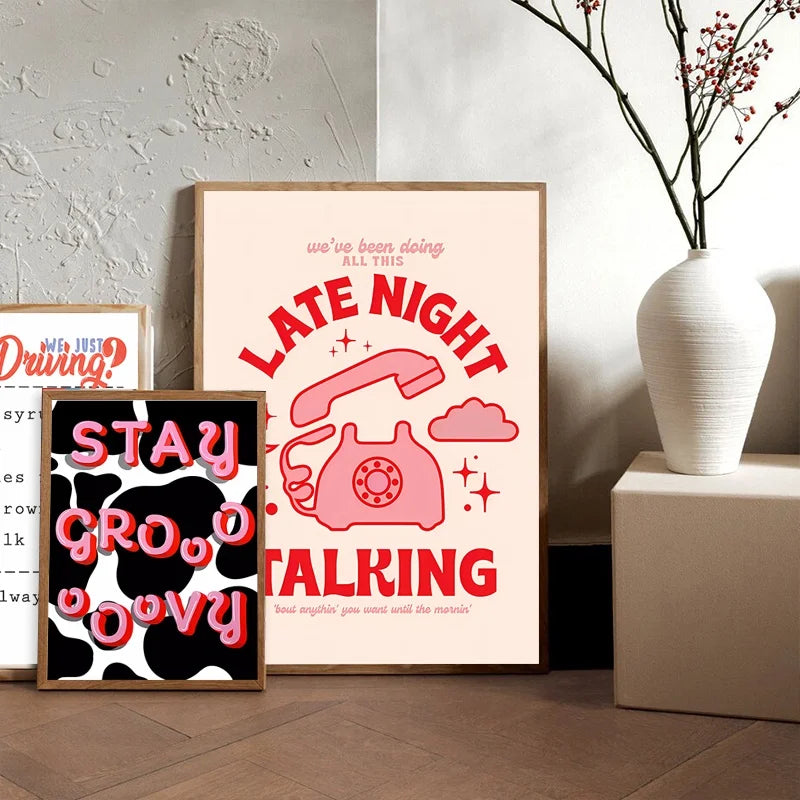 DecorBites™ Singer Harris Styles Lyrics Art Poster